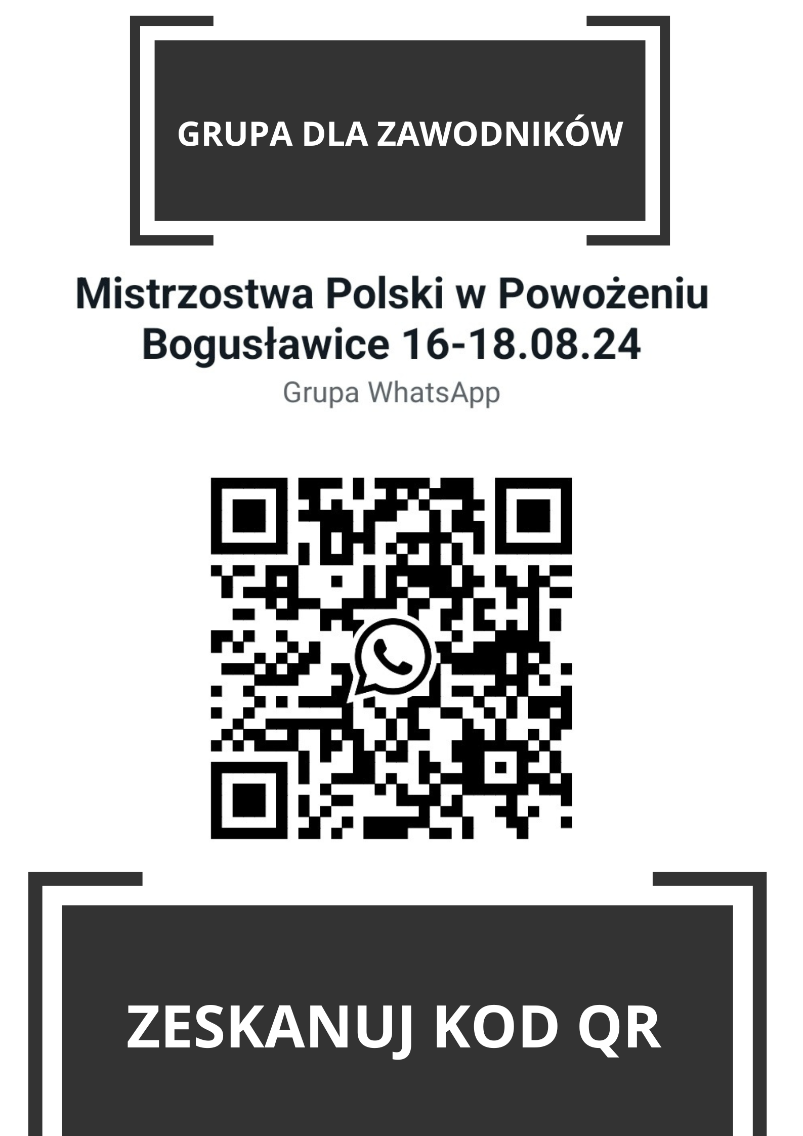 Grupa dla Zawodników Zawody Jeździeckie 16 18.08.24